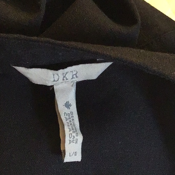 DKR long black linen blend tunic - Picture 3 of 4